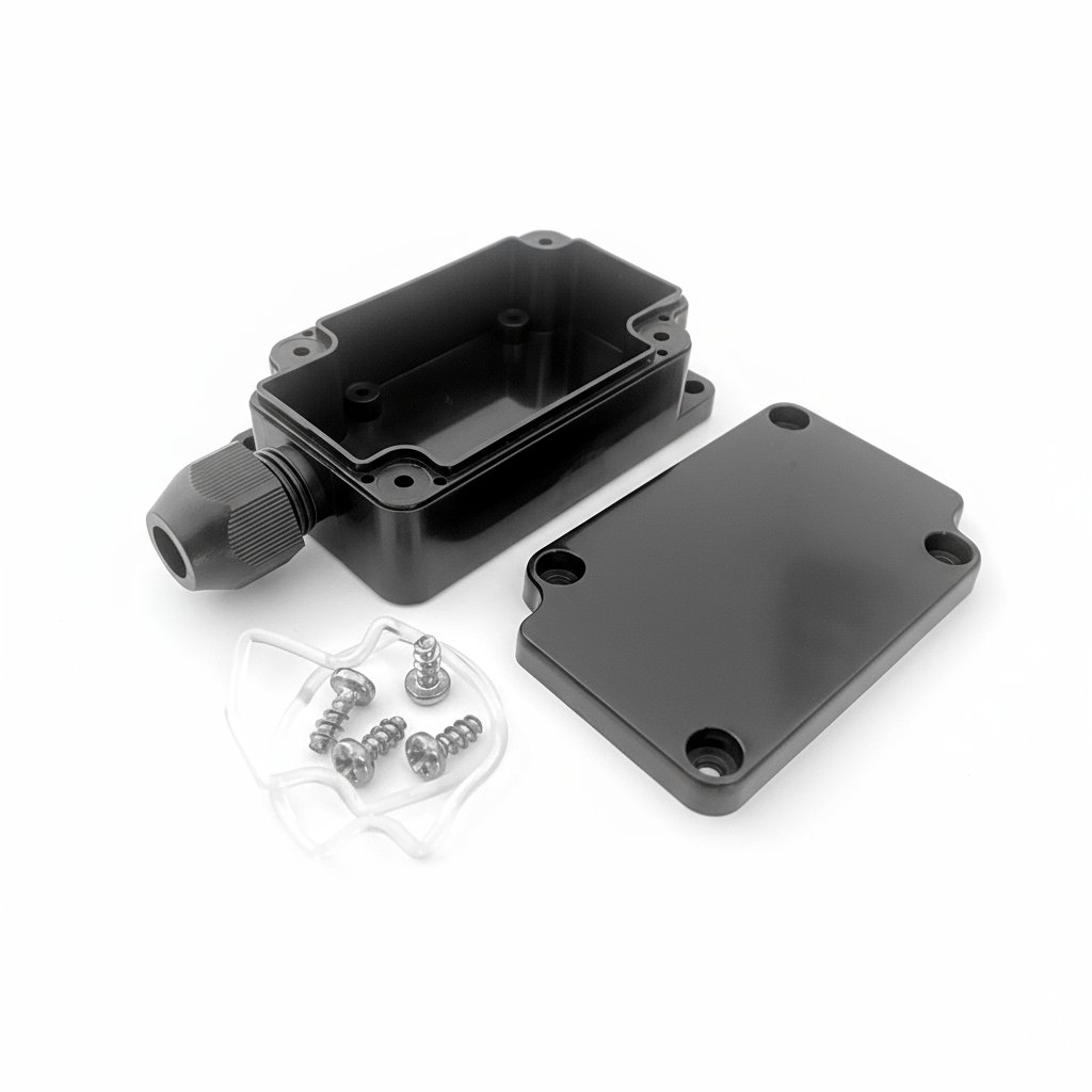 PLASTIK KAPAK_CLRR2312_R1_TEK RAKORLU_IP-67_AÇIK GRI (253530646036)